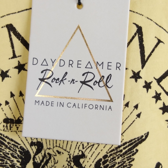 Daydreamer Revolve Yellow Ramones XS Top New - Picture 6 of 10